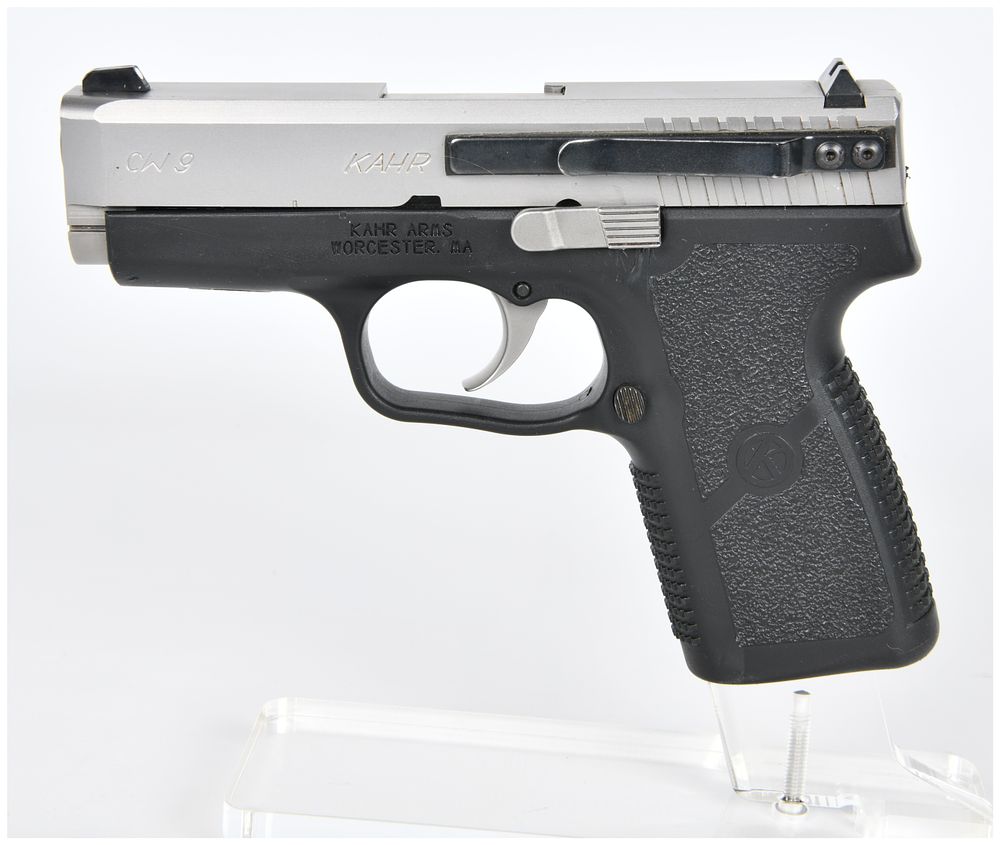Lot 510: A Kahr CW9 9x19 Semi-Automatic Pistol, Serial Number EW5328, NO MAGAZINE