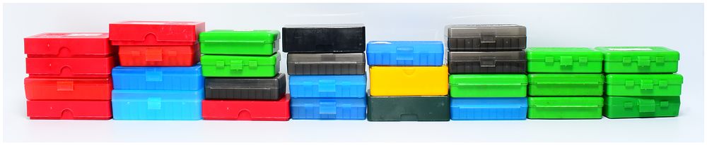 Lot 512: A Collection of MTM Flip-Top Ammunition Storage Boxes