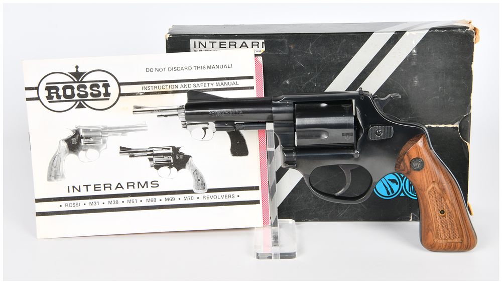 Lot 522: INTERARMS Rossi Model 68 .38 Special Double-Action Revolver with Box and Manual