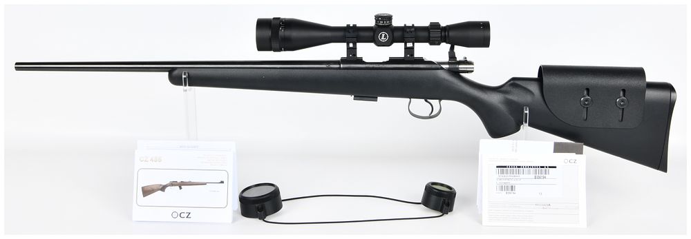 Lot 531: CZ 455 Bolt-Action Rifle with Leupold Mark AR Riflescope
