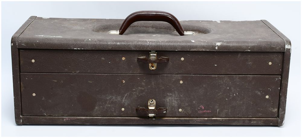 Lot 536: Vintage Kennedy Fishing Tackle Box
