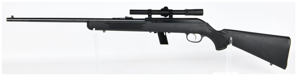 Lot 561: Savage Arms Model 64 .22 LR Semi-Automatic Rifle with Tasco Scope