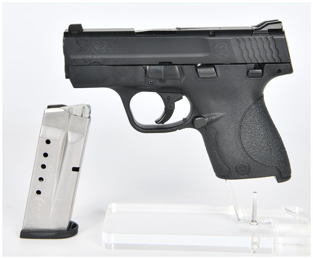 Lot 570: Smith & Wesson M&P9 Shield 9mm Semi-Automatic Pistol with Magazine
