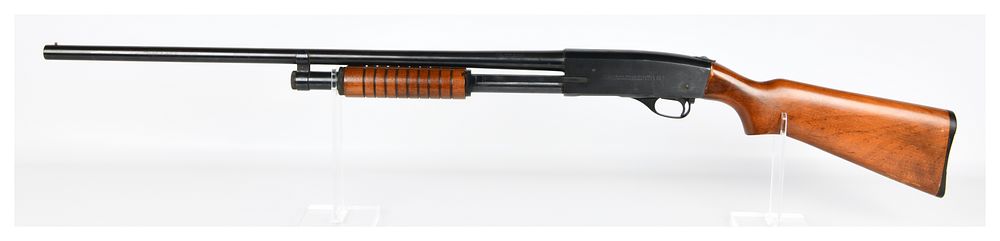 Lot 579: Noble Model 60 H 12 Gauge Pump-Action Shotgun