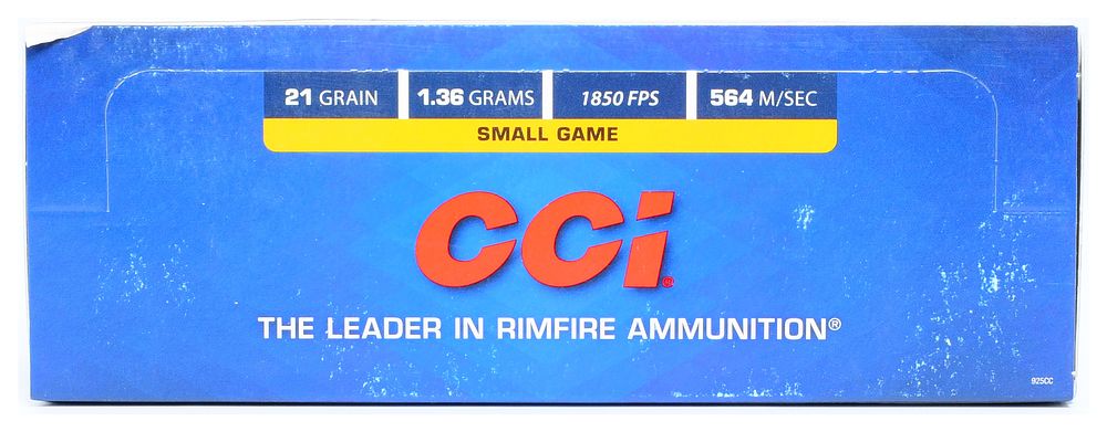 Lot 589: CCI Meateater Copper-22 .22 LR Rimfire Ammunition, 500 Rounds, Factory-Sealed Case