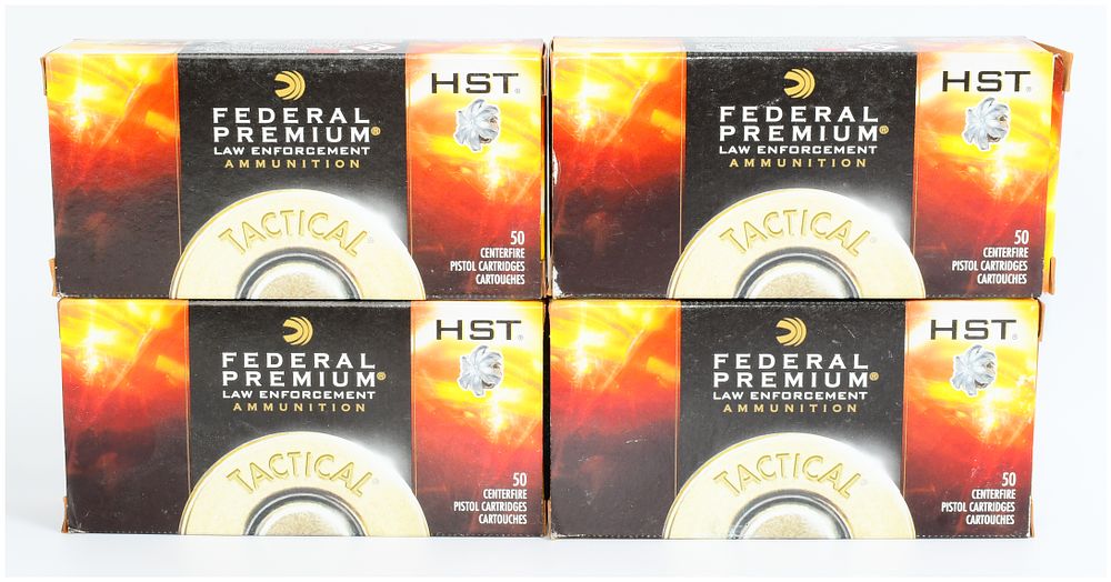 Lot 598: Federal Premium Law Enforcement Ammunition, .40 S&W 180 Grain HST JHP, 150 Rounds