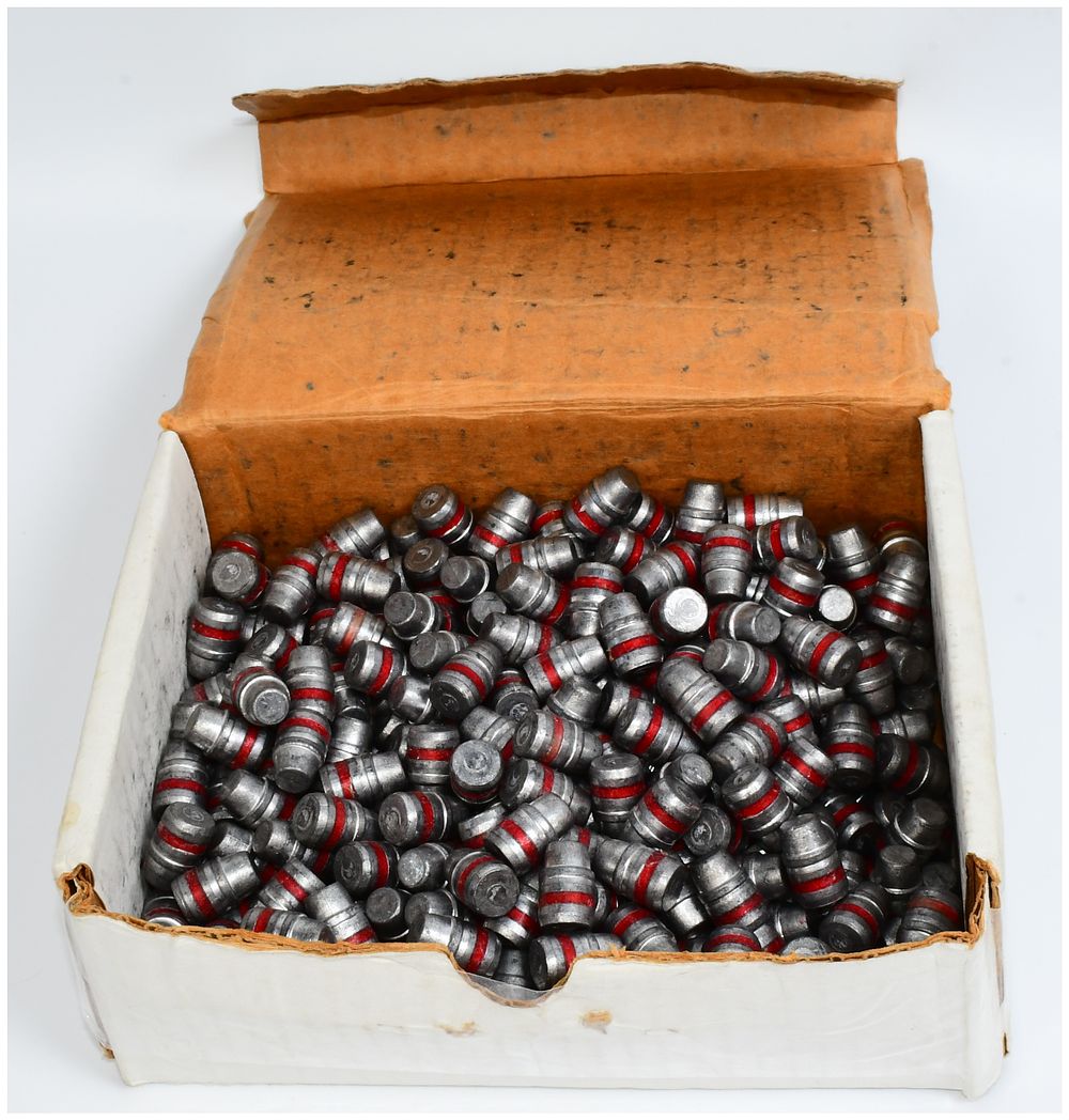 Lot 1060: 500 Count 255 Grain .45 Caliber SWC Cast Lead Bullet Tips for Reloading