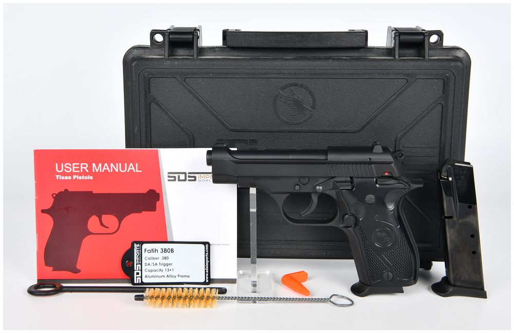 Lot 1083: Tisas Fatih 13 .380 ACP Semi-Automatic Pistol with Case and Accessories