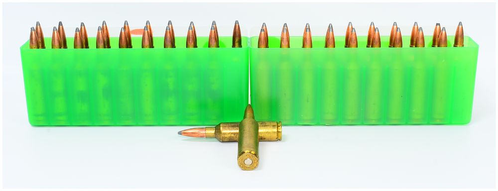 Lot 1084: 40 Rounds Winchester .308 WIN Rifle Ammunition with Silver-Tipped Bullets