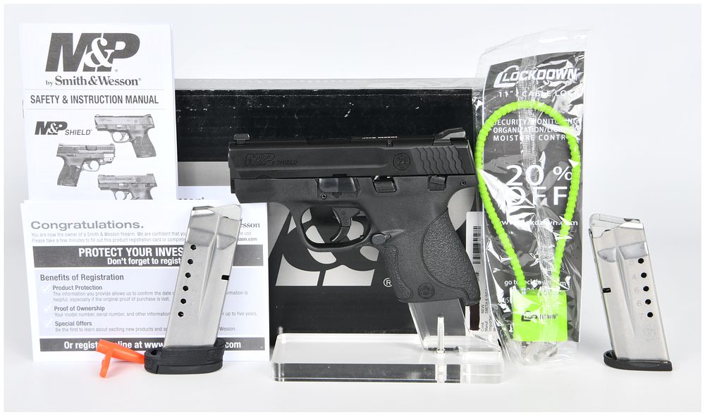 Lot 1089: Smith & Wesson M&P9 Shield TLCI 9mm Semi-Automatic Pistol
