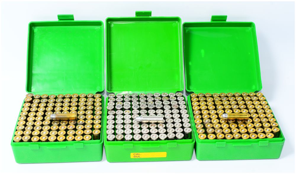 Lot 1114: 300 Rounds Remanufactured .38 Special Ammunition in MTM-Style Plastic Storage Boxes