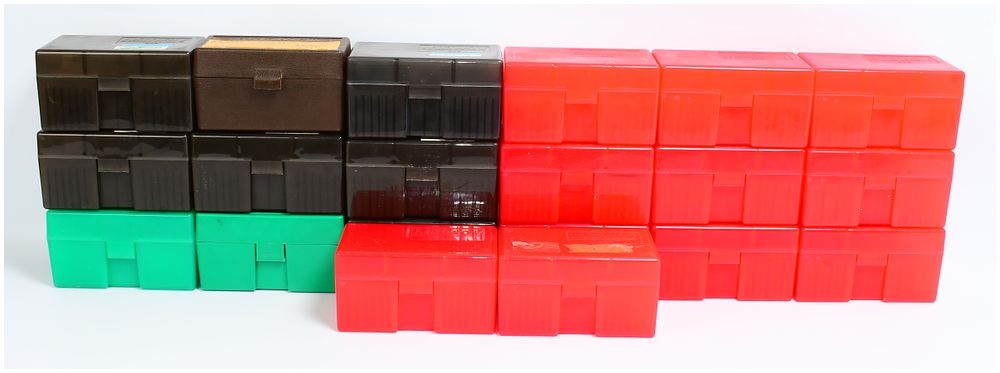 Lot 1157: A Collection of Reloading Plastic Storage Cases