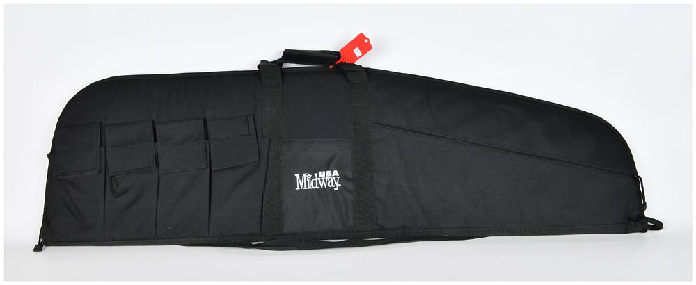 Lot 1229: MidwayUSA Tactical Rifle Case with 6 Pockets, 46" Length, Black