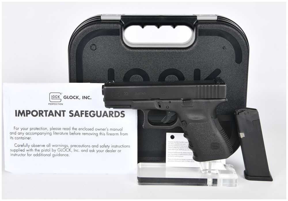 Lot 1317: Glock 23 Gen 3 .40 Caliber Semi-Automatic Pistol with Case and Magazine