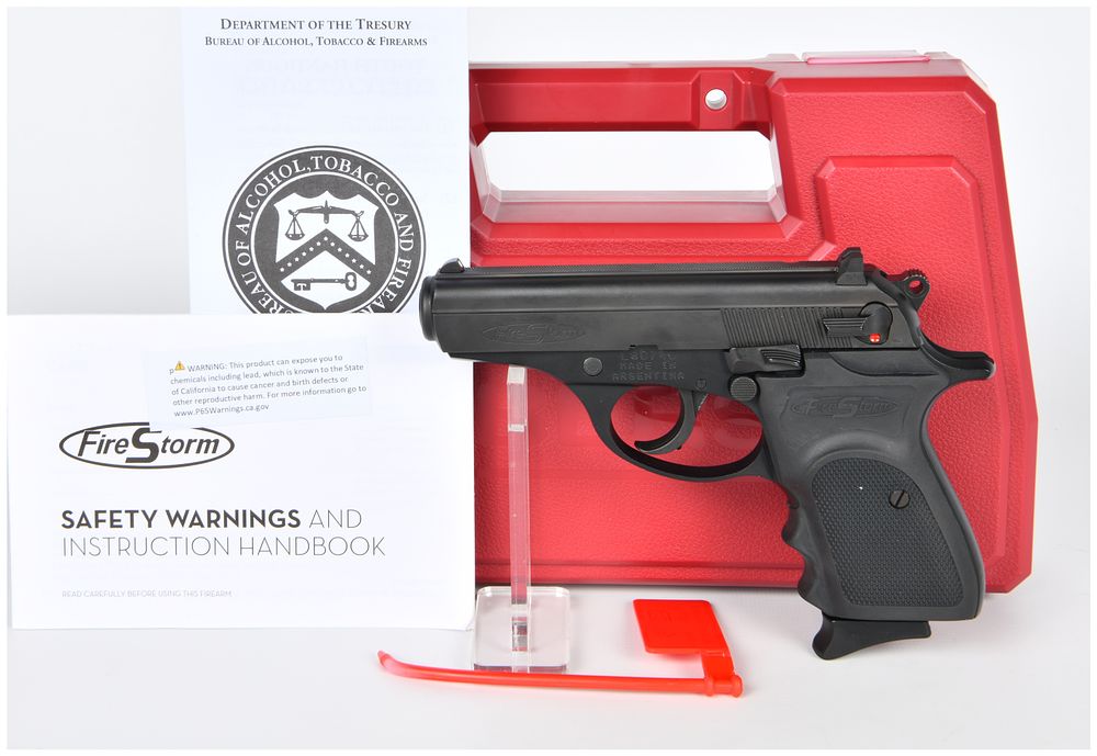 Lot 1323: Bersa FireStorm Mate .380 ACP Semi-Automatic Pistol with Case and Accessories