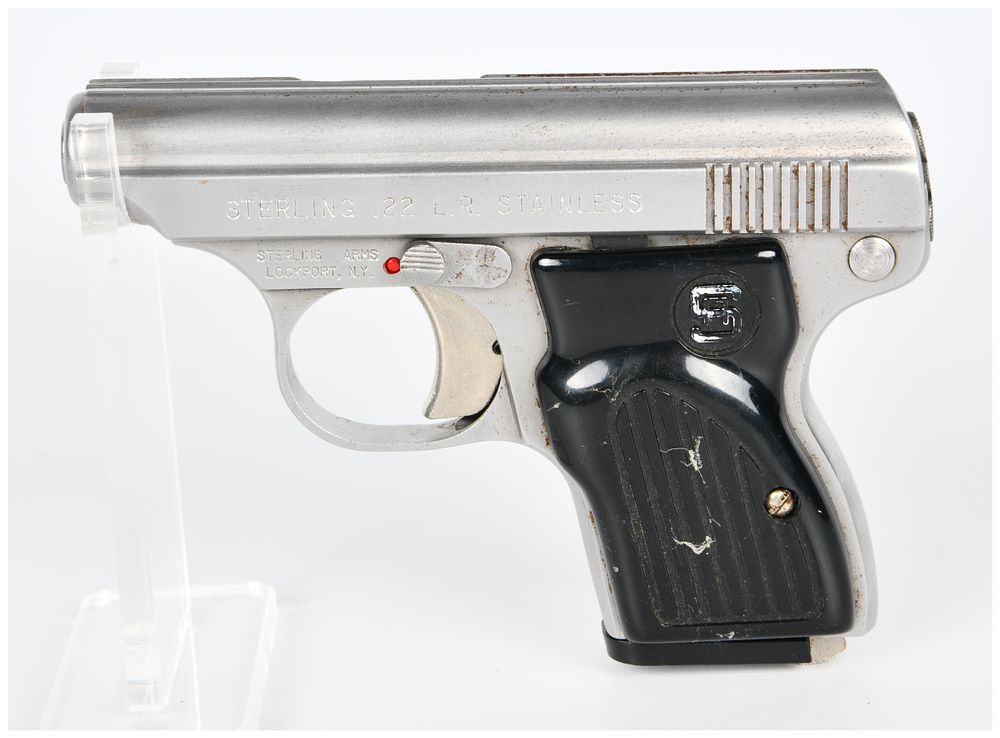 Lot 1341: Sterling Arms Model 302 .22 LR Stainless Semi-Automatic Pistol