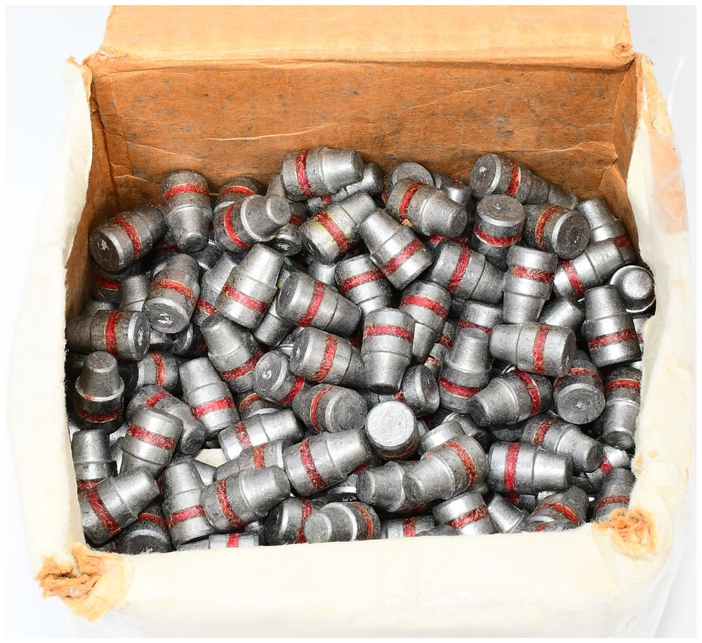 Lot 1394: A Quantity of 12 LBS of .40 Caliber Cast Lead Bullet Tips for Reloading