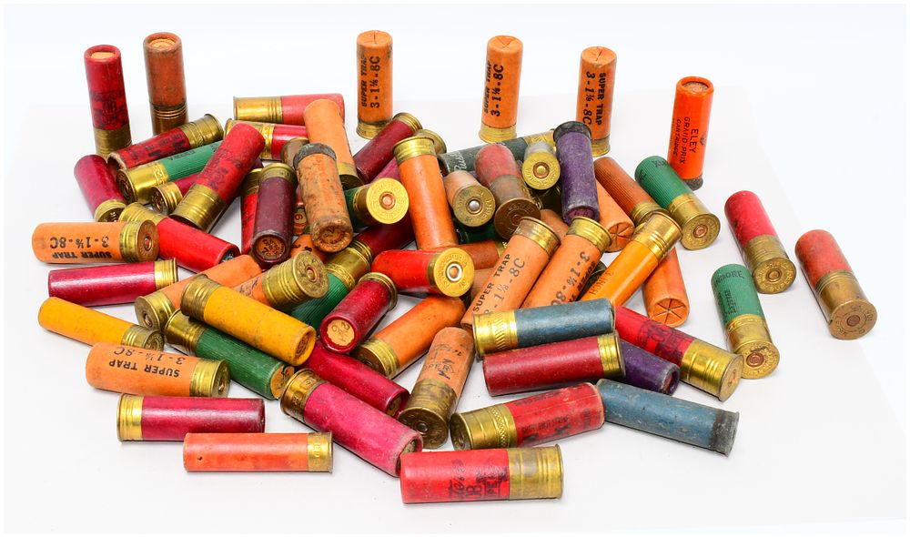 Lot 1414: 69 Rounds Assorted 12 Gauge Shotgun Shells, Including Vintage Paper Shotshells