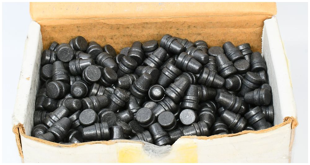 Lot 1454: 200 Count .45 Caliber SWC Lead Bullet Tips for Reloading