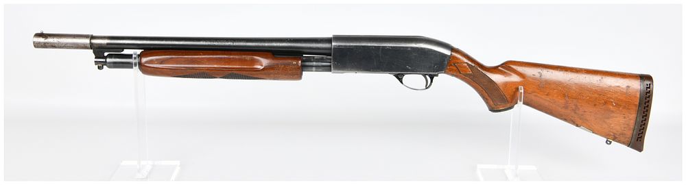 Lot 1458: High Standard Flite King Deluxe Model K-121 12 GA. Pump-Action Shotgun with Added Barrel Extension