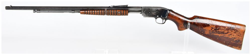 Lot 1464: Vintage Savage Model 1914 .22 S-L-LR Pump Action Rifle