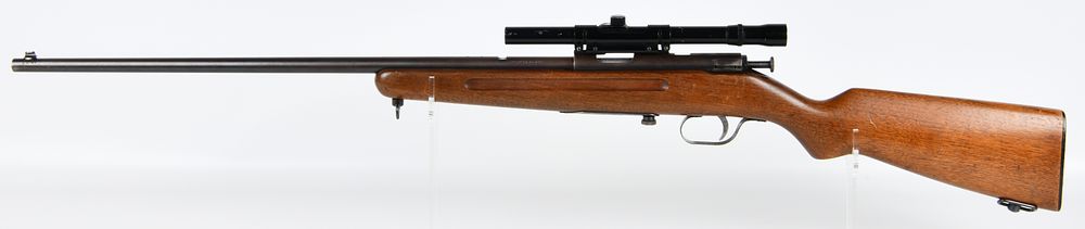 Lot 1482: Marlin Firearms Co. Model 80E .22 S.L. & L.R. Bolt-Action Rimfire Rifle with HUNTERGAME Optima Scope, NO MAGAZINE