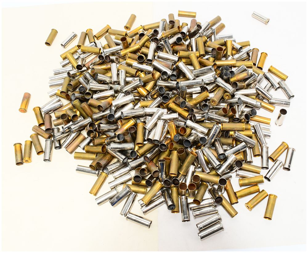 Lot 1520: A Quantity of 5 LBS of Empty .38 Special Brass Casings, Mixed Calibers and Headstamps