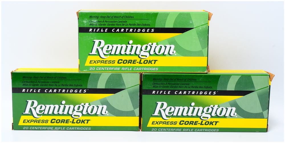 Lot 1531: 60 Rounds Remington Express Core-Lokt 270 WSM Rifle Cartridges