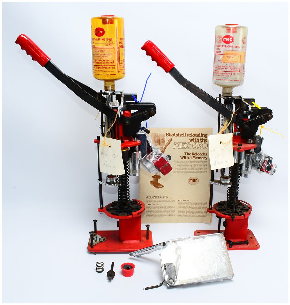 Lot 1535: A Pair of MEC 650 Shotshell Reloading Presses, 12 Gauge and 20 Gauge