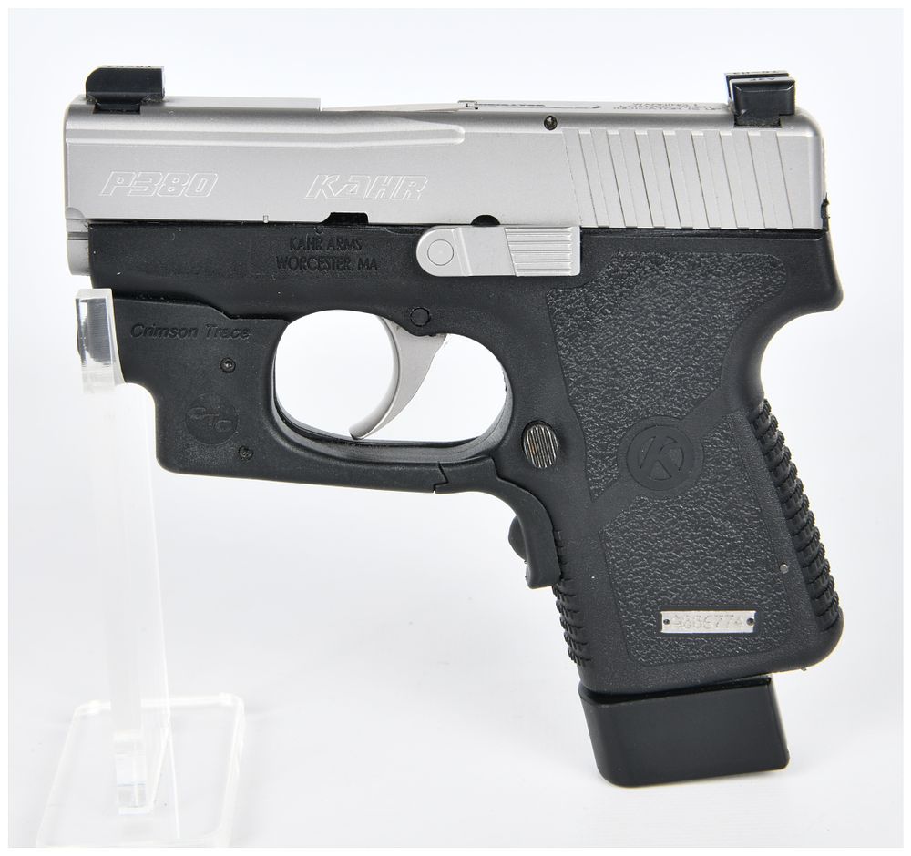 Lot 1539: Kahr P380 .380 ACP Semi-Automatic Pistol with Crimson Trace Laser