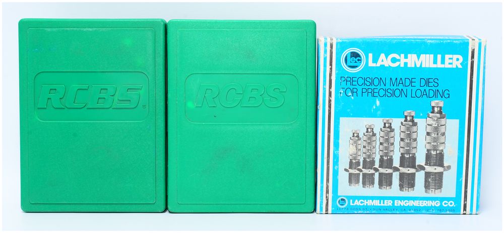 Lot 1541: A Group of RCBS and Lachmiller Firearm Reloading Dies