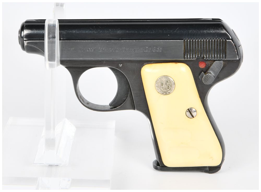 Lot 1545: Armi Galesi Brevetto 6.35mm Semi-Automatic Pistol, dated 1937
