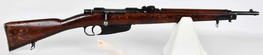 Lot 1071: Italian Brescia M91 Carcano Bolt-Action Rifle, Dated 1902, 6.5mm
