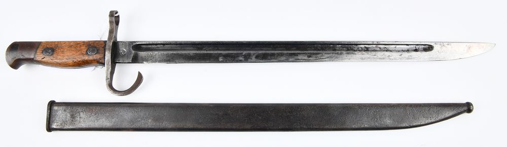 Lot 1094: WWII Japanese Type 30 Arisaka Bayonet with Scabbard