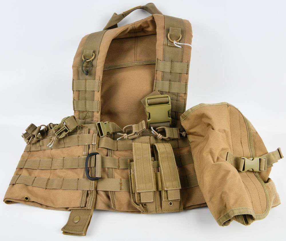 Lot 1106: Condor Modular Chest Set in Coyote Brown with Comprehensive Survival and First-Aid Collection