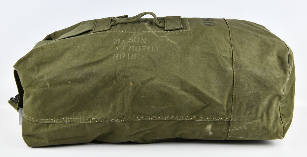Lot 1361: United States Military M-7 Type II Duffel Bag, dated 1971