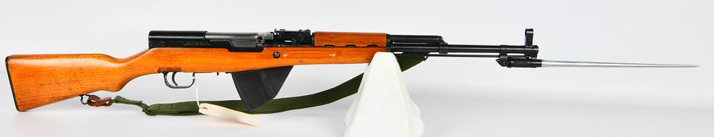 Lot 1428: Chinese Type 56 SKS 7.62x39mm Semi-Automatic Rifle with Spike Bayonet