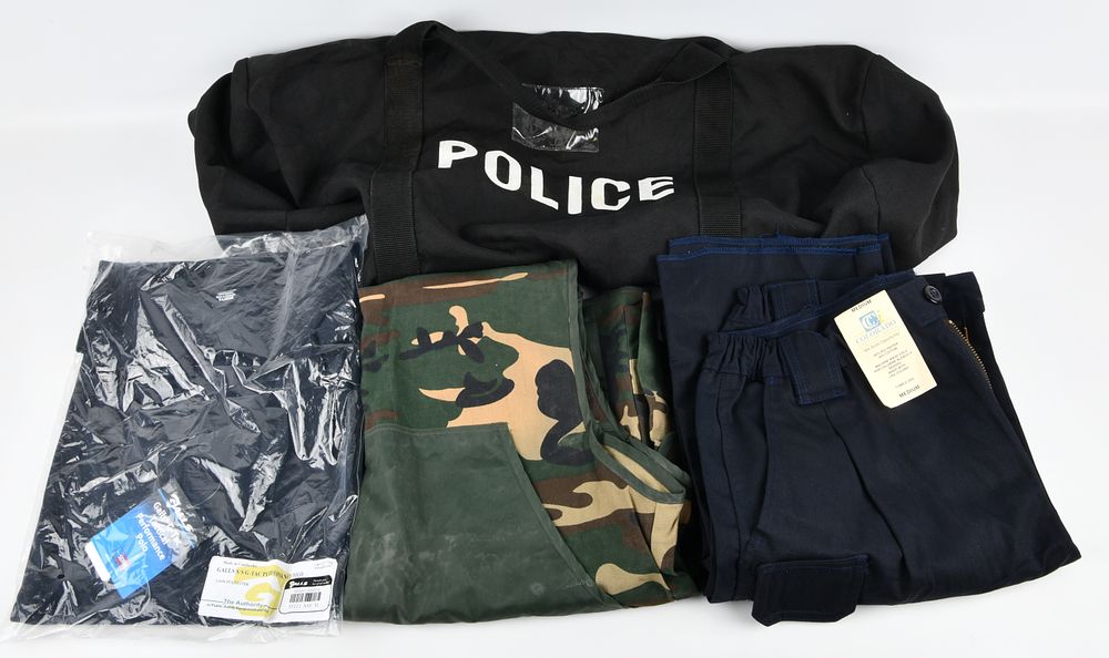 Lot 1496: A Group of Contemporary Tactical and Work Apparel