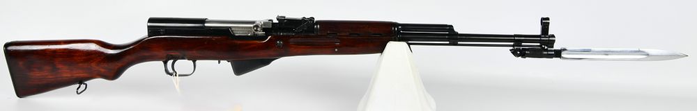 Lot 273: 1953 Soviet Russian Tula SKS 7.62x39mm Semi-Automatic Rifle