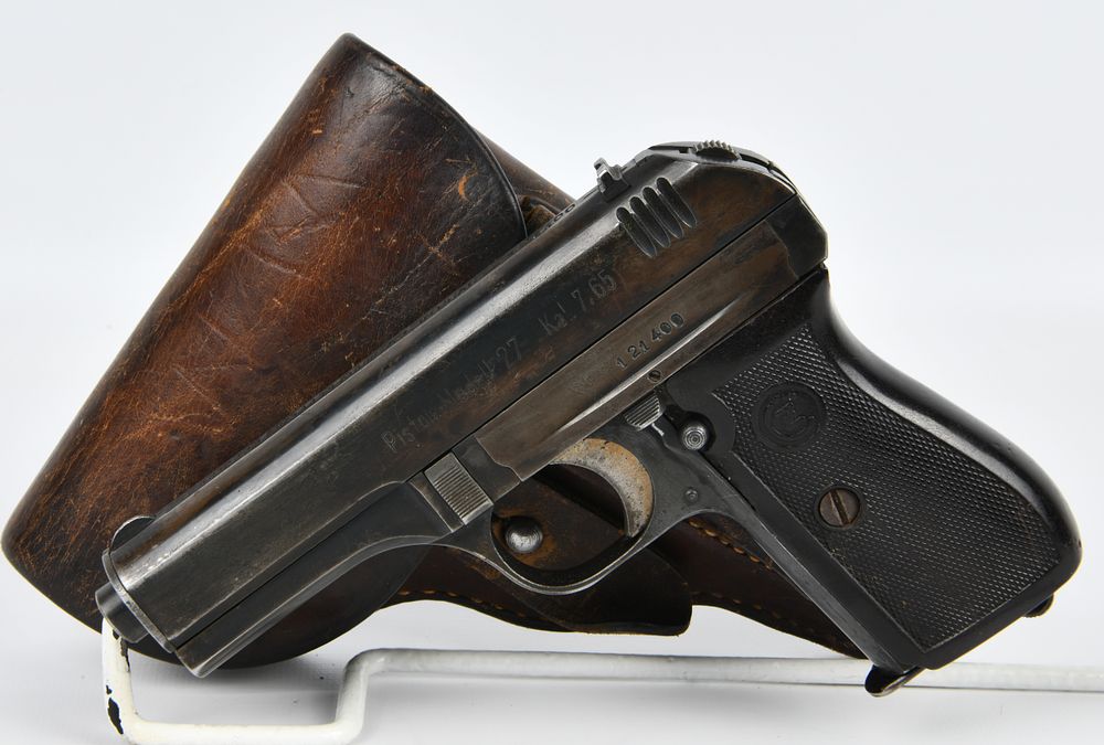 Lot 66: WWII German-Issued CZ Model 27 Semi-Automatic Pistol with Holster