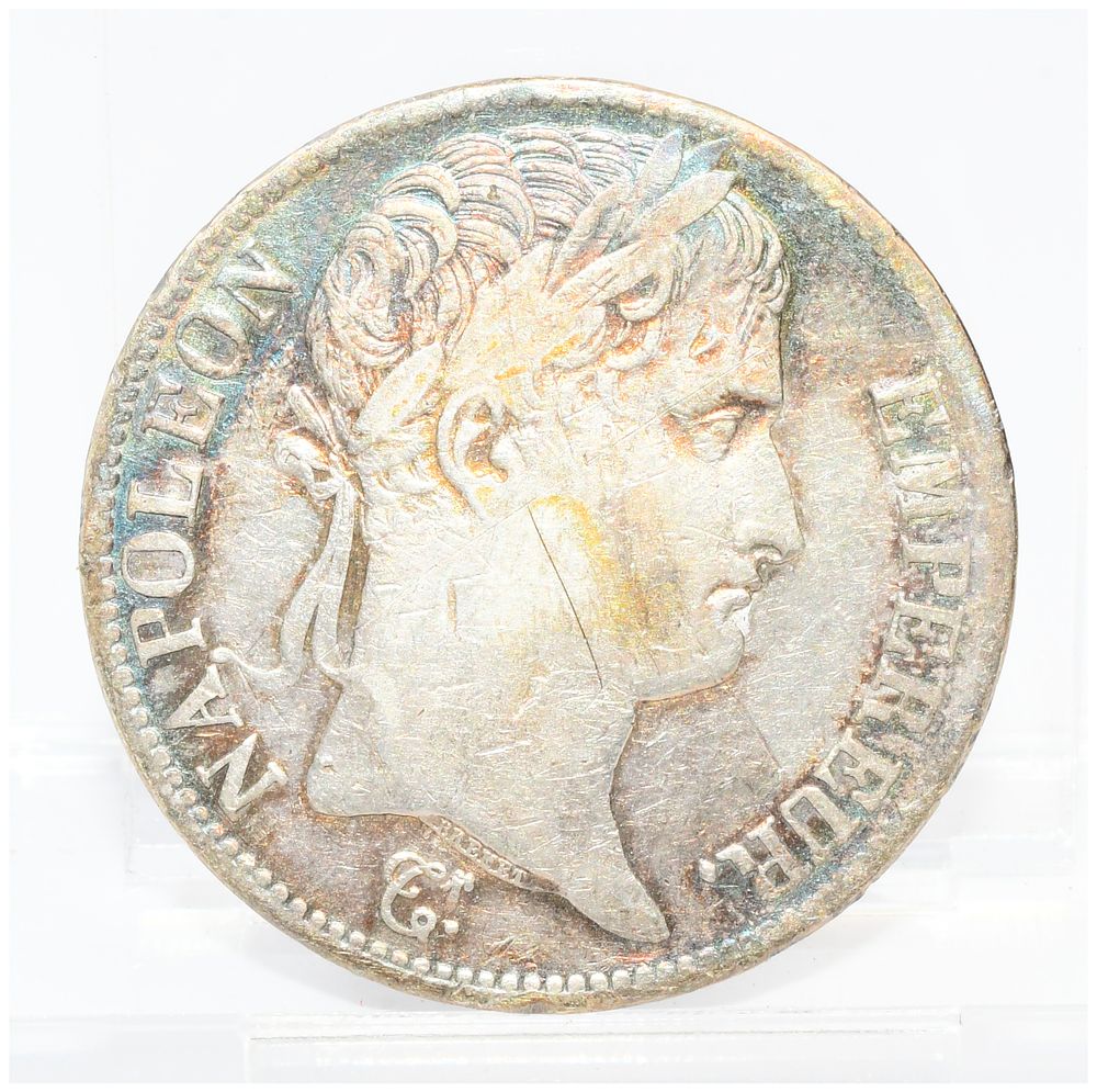 Lot 82: A French Empire 5 Francs Silver Coin, Napoleon I, 1813