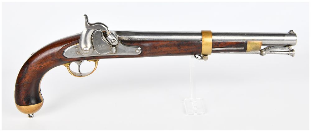 Lot 84: U.S. Springfield Model 1855 Percussion Pistol Carbine, Dated 1855/1856, Antique