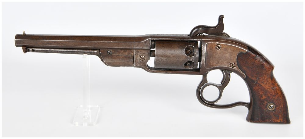 Lot 114: Antique Savage 1861 Navy Model Percussion Revolver, .36 Caliber, Civil War Era