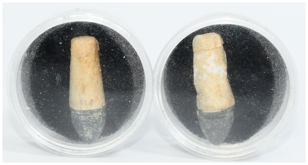 Lot 116: Original 31 cal Colt revolver paper cartridges