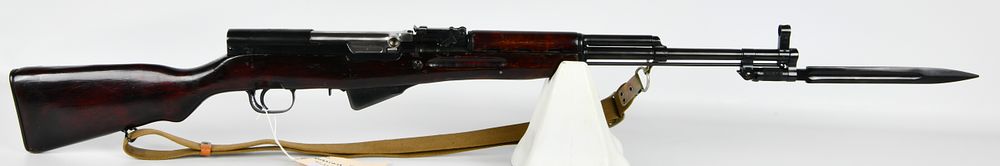 Lot 225: A 1950 Russian Tula SKS 7.62x39 Semi-Automatic Rifle