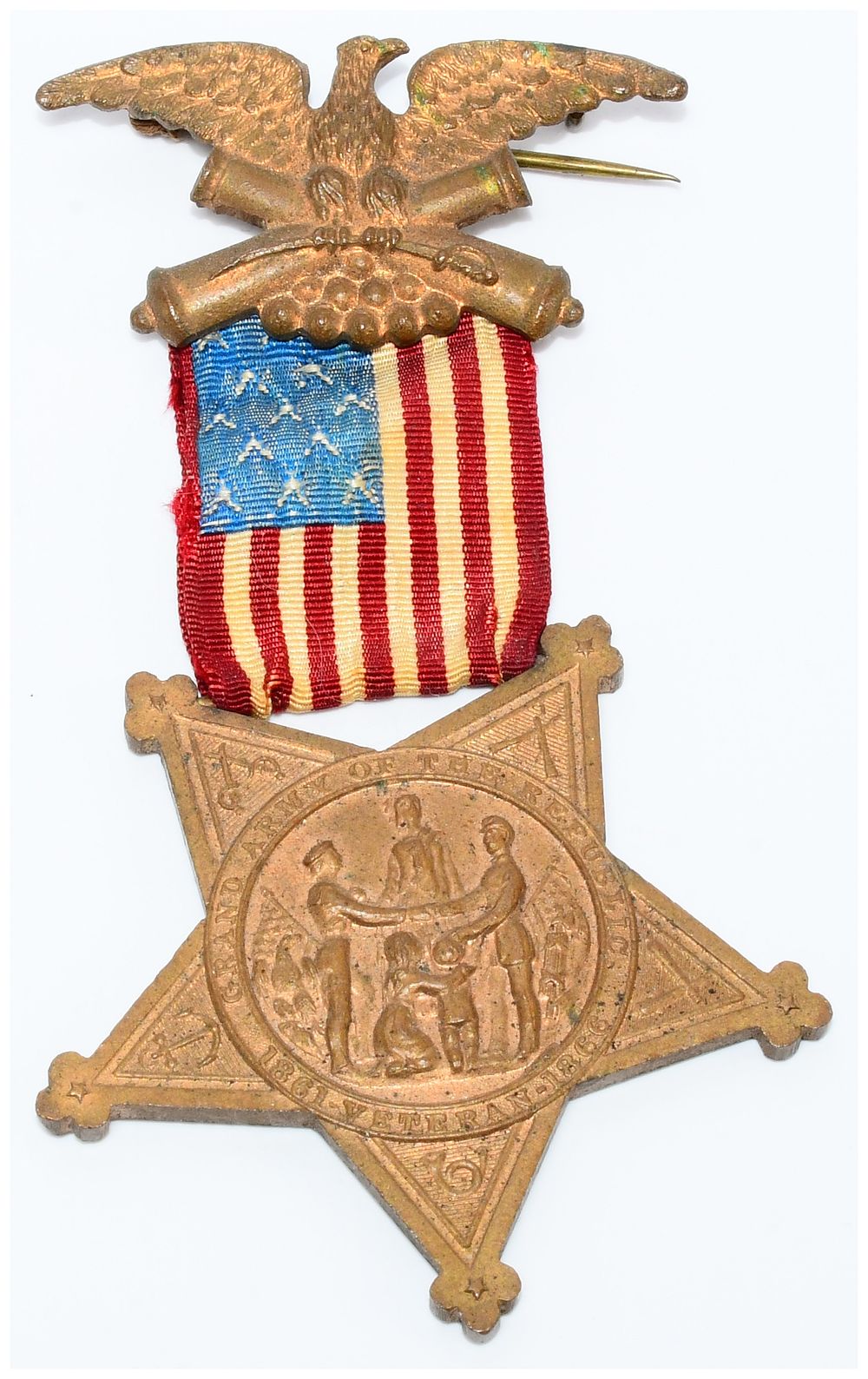 Lot 250: Civil War Era Grand Army of the Republic (GAR) Veteran's Medal