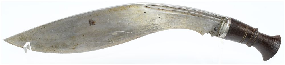 Lot 253: Early 20th Century Nepalese Military Kukri Knife, Inscribed 'Shri 3 Chand'