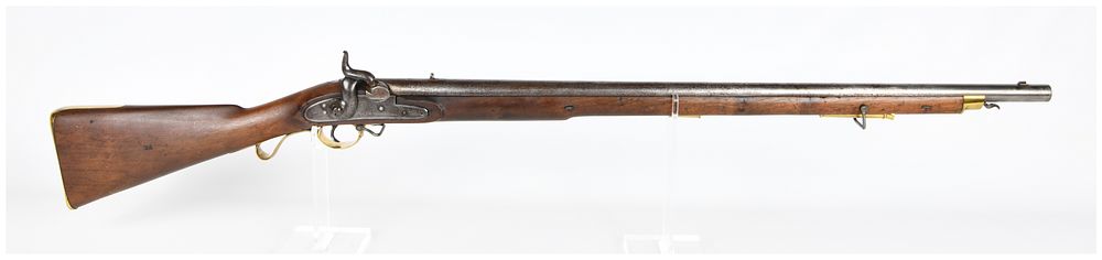 Lot 337: English John Wiggan Percussion Musket “Constabulary Carbine”