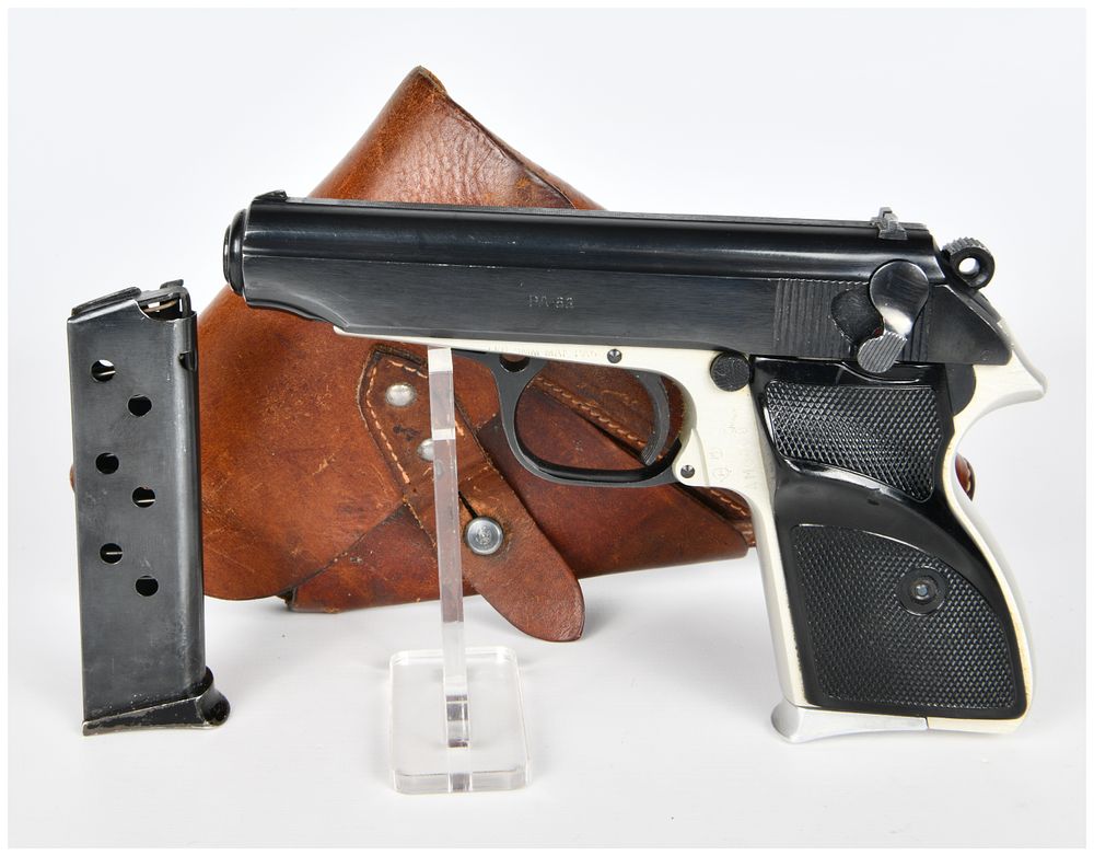 Lot 349: Hungarian FEG PA-63 9mm Makarov Semi-Automatic Pistol Rig, Serial Number AM0809