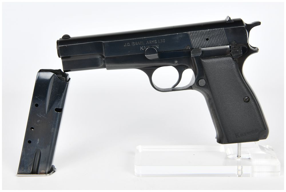 Lot 353: Israeli Kareen J.O. Hi-Power Style 9mm Semi-Automatic Pistol